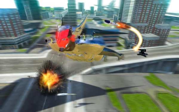 Flying Car Fighting Transformation Robot स्क्रीनशॉट 4