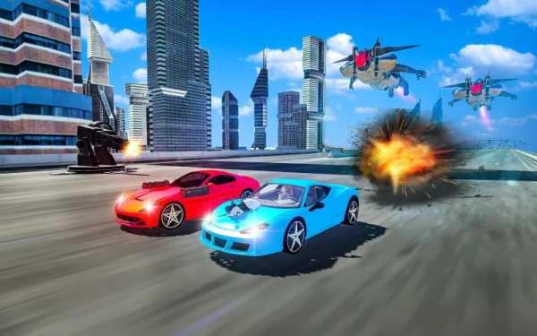 Flying Car Fighting Transformation Robot स्क्रीनशॉट 2