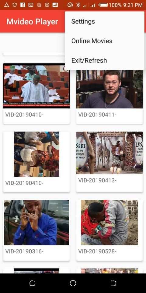 Mvideo Player स्क्रीनशॉट 5