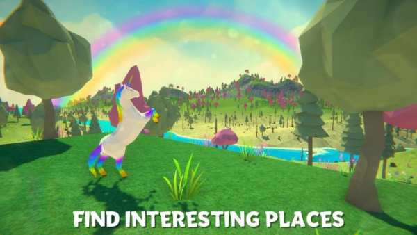 Unicorn Family Simulator - Magic Horse World screenshot 3