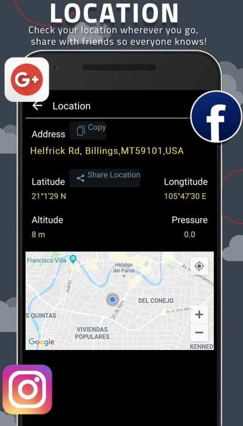 Digital Compass for Android स्क्रीनशॉट 2