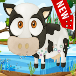 ikon Farm two :Cow Frenzy Dream Game