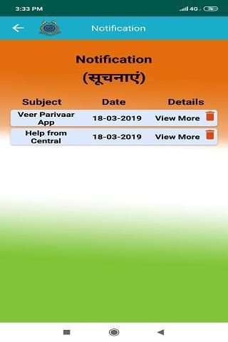 CRPF Veer Parivaar स्क्रीनशॉट 4