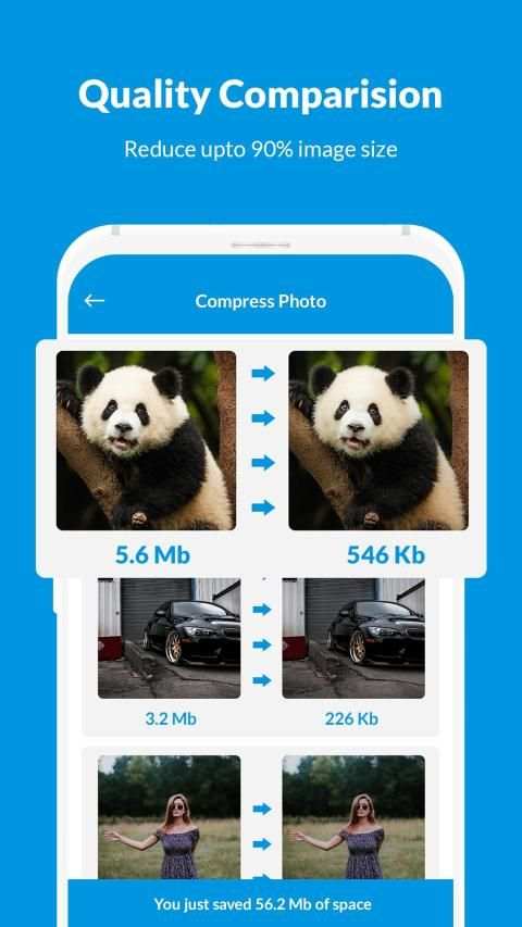 Photo Compressor Panda: Free Up Space & Storage screenshot 14