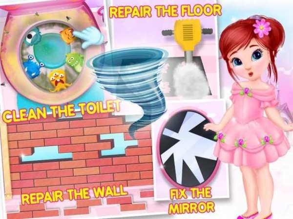 Princess House Cleanup For Girls: Keep Home Clean screenshot 7