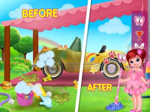Princess House Cleanup For Girls: Keep Home Clean screenshot 3