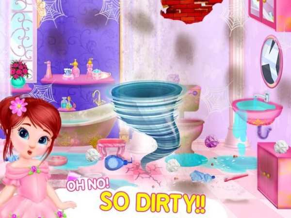 Princess House Cleanup For Girls: Keep Home Clean screenshot 8