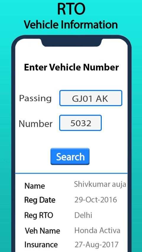 RTO Vehicle Information app, Vehicle Owner Details स्क्रीनशॉट 7