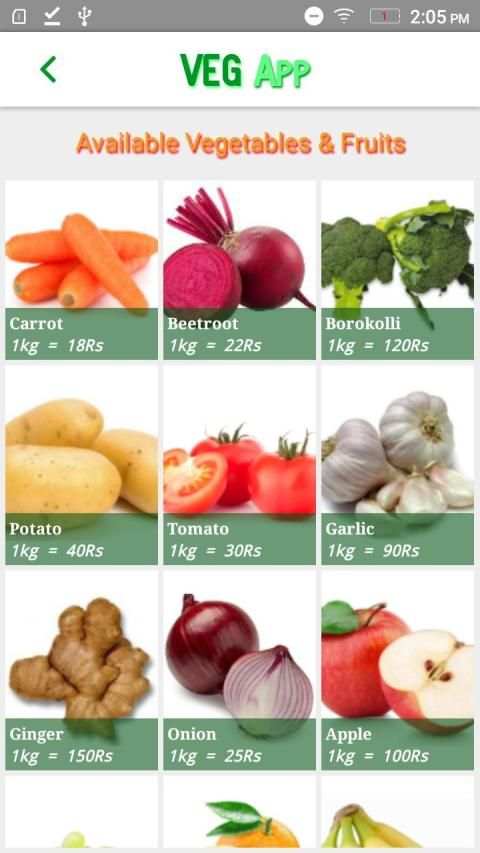 VEG APP स्क्रीनशॉट 3