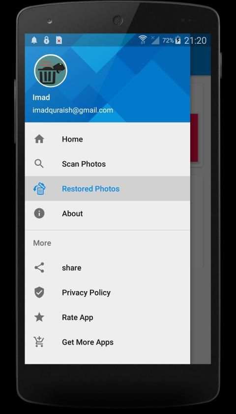 استرجاع الصور المحذوفة
‎ screenshot 2