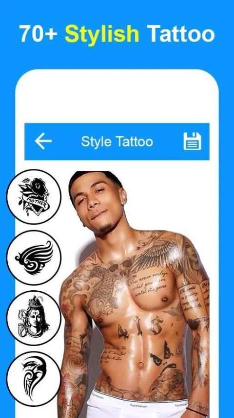 Tattoo Photo Editor स्क्रीनशॉट 6