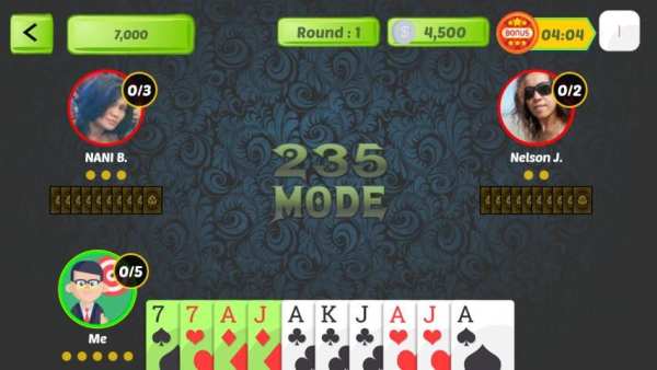 Do Teen Panch - 2 3 5 Card Game स्क्रीनशॉट 4