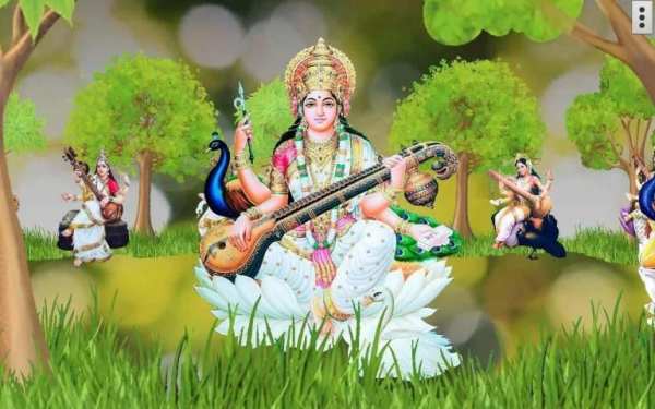 4D Saraswati Live Wallpaper स्क्रीनशॉट 2