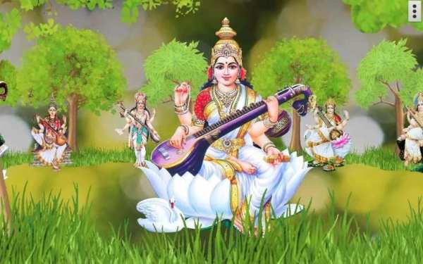 4D Saraswati Live Wallpaper स्क्रीनशॉट 3