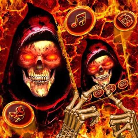 Evil Hell Skull Themes 3D Wallpapers screenshot 1