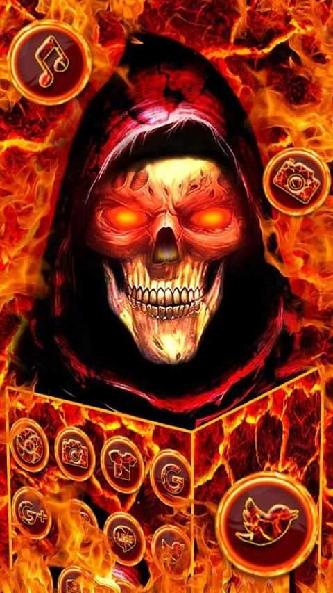 Evil Hell Skull Themes 3D Wallpapers screenshot 2