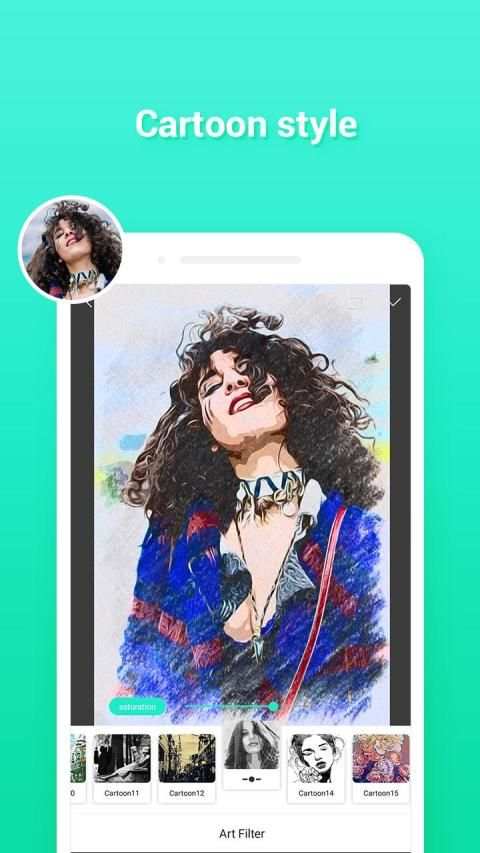 Filter Cartoon - Art filter editor screenshot 2