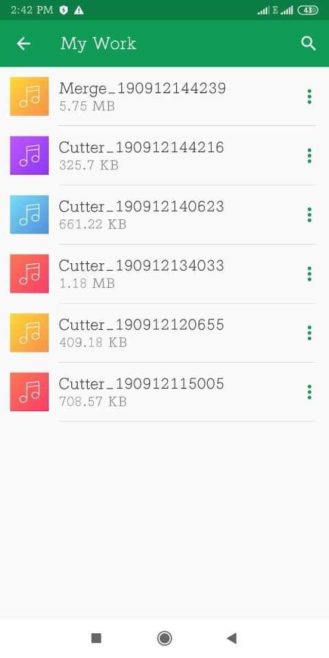 easy mp3 cutter and merger screenshot 1