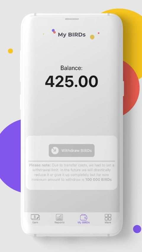 Birdchain - The App That Rewards स्क्रीनशॉट 3