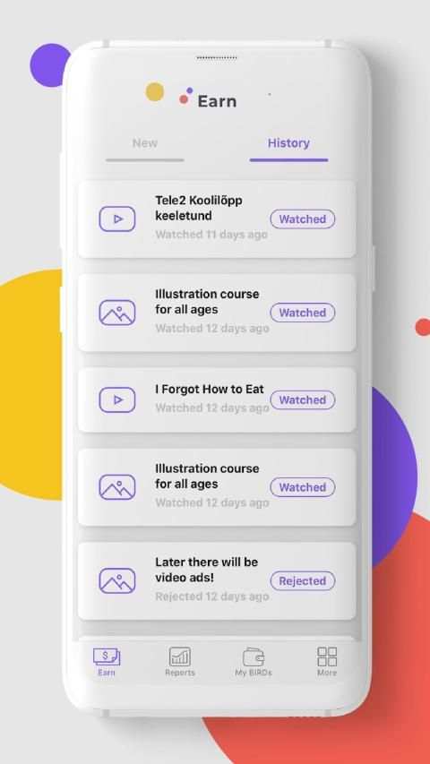 Birdchain - The App That Rewards स्क्रीनशॉट 2