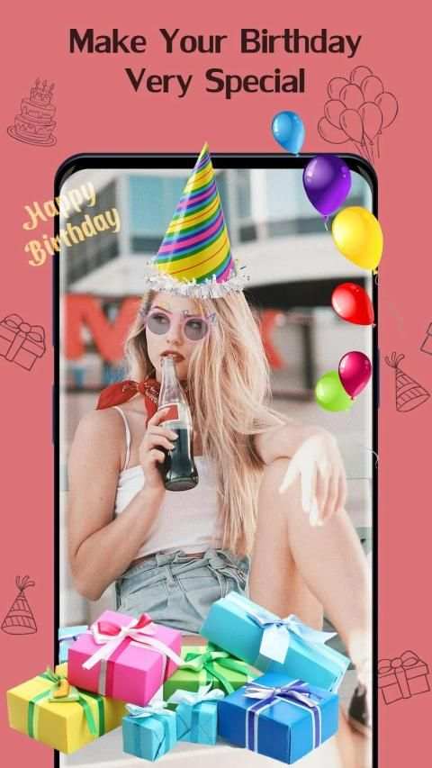 Birthday Story Maker for Instagram and WA Status screenshot 7