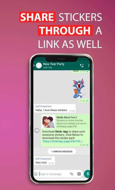 Stickr - Stickers for Whatsapp - (WAStickersApp) screenshot 1