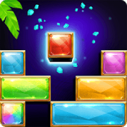 Gem Sliding - Jewel Drop Block Puzzle Game आइकन