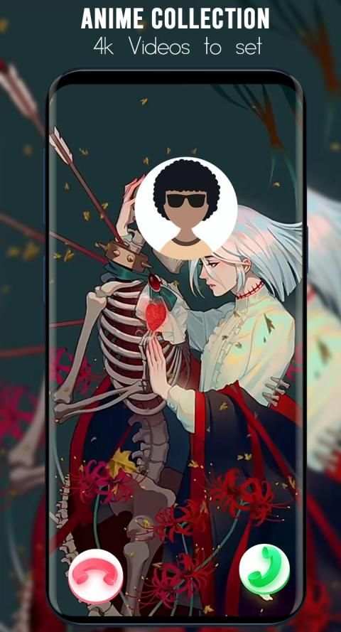 Call Color Anime Screen Themes - Flash Launcher स्क्रीनशॉट 2