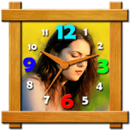 ikon Clock Photo Editor - Analog Clock, Digital Clock
