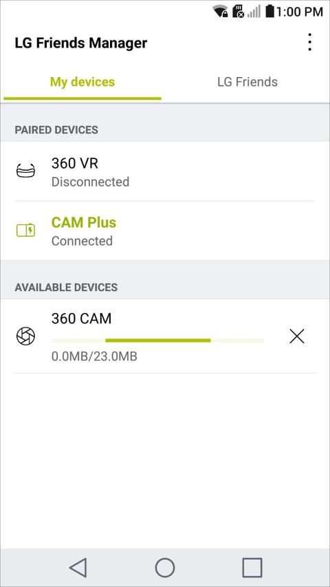 LG Friends Manager screenshot 2