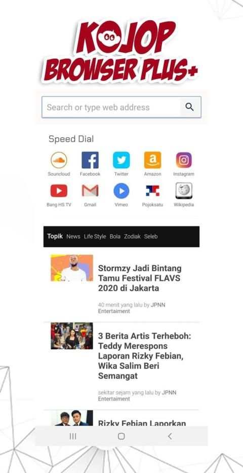 Kojop Browser Plus - Anti Blokir screenshot 3
