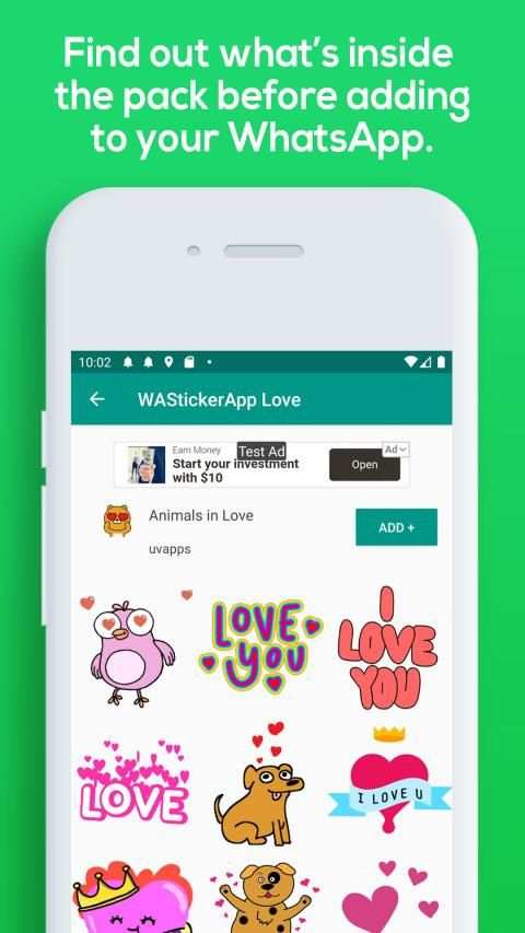 * Love Stickers for Whatsapp - WAStickerApps ❤️* screenshot 2