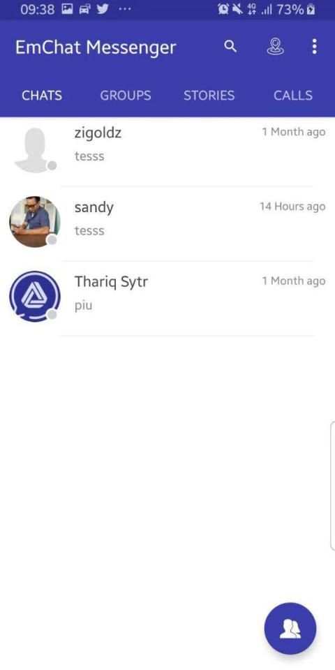 EmChat Messenger screenshot 1