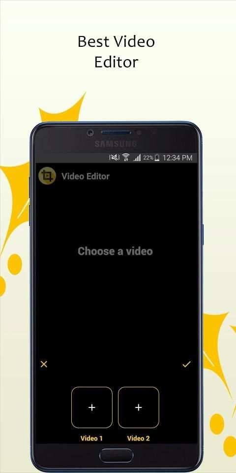 Video Editor - Cut - Merge - Music on Videos स्क्रीनशॉट 2