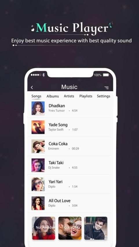 Music Player : MP3 Player & Audio Player स्क्रीनशॉट 6