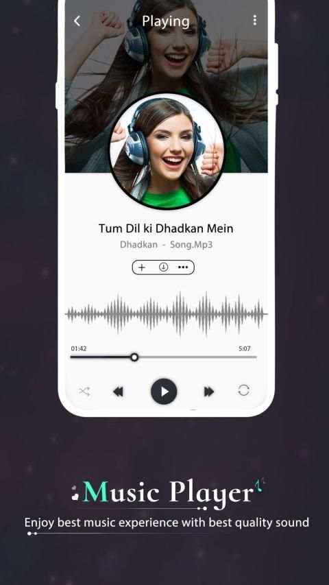 Music Player : MP3 Player & Audio Player स्क्रीनशॉट 5