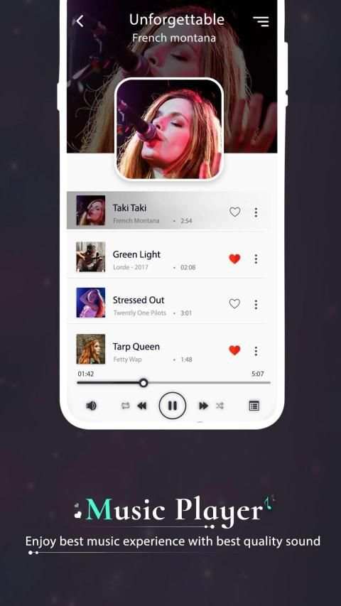 Music Player : MP3 Player & Audio Player स्क्रीनशॉट 3