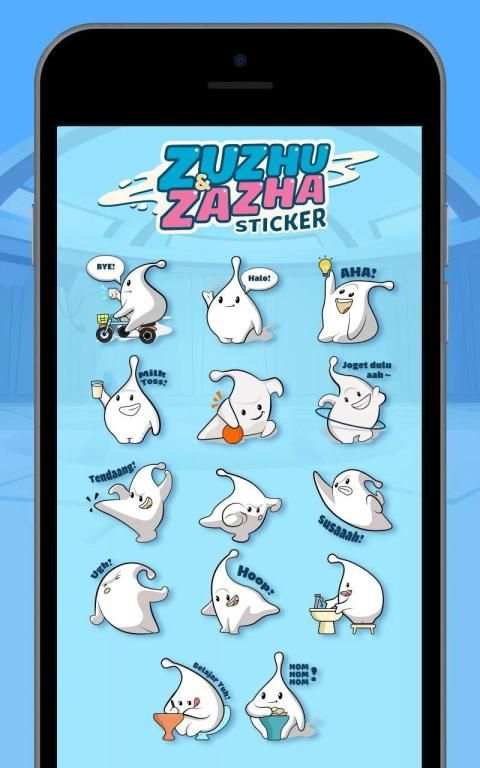 Dunia Zuzhu WhatsApp Stickers screenshot 4
