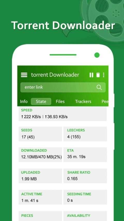 xTorrent - Torrent Downloader स्क्रीनशॉट 1