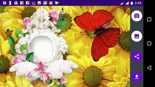 Butterfly Photo Frames 3 تصوير الشاشة