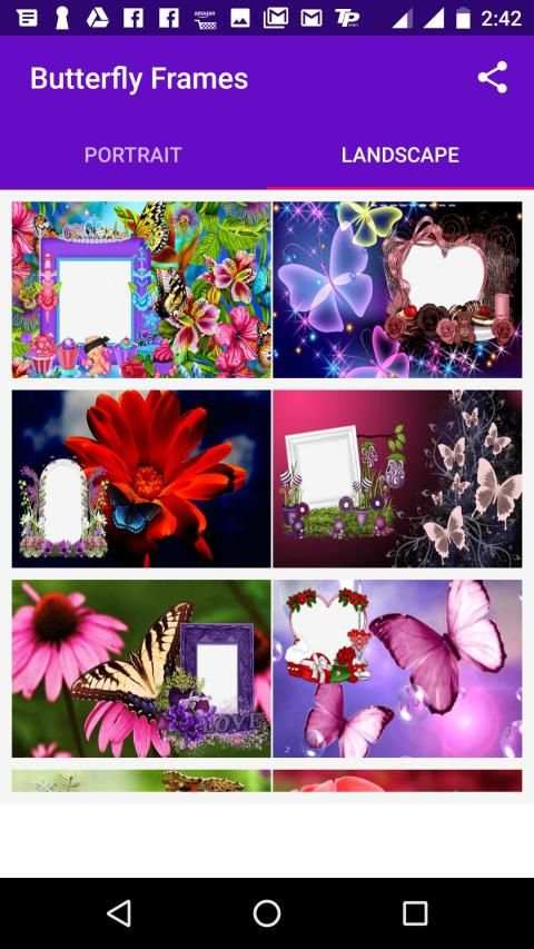 Butterfly Photo Frames 1 تصوير الشاشة