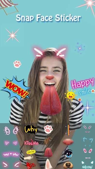 Sweet Face – Snap Sticker, Filter for Snapchat स्क्रीनशॉट 4