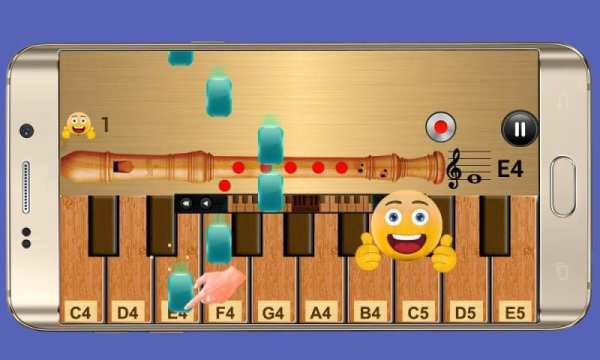 Real Flute & Recorder - Magic Tiles Music Games screenshot 1