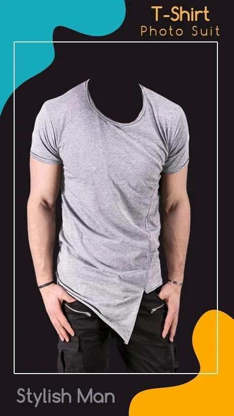 Men Body Builder T-Shirt Photo Suit screenshot 4