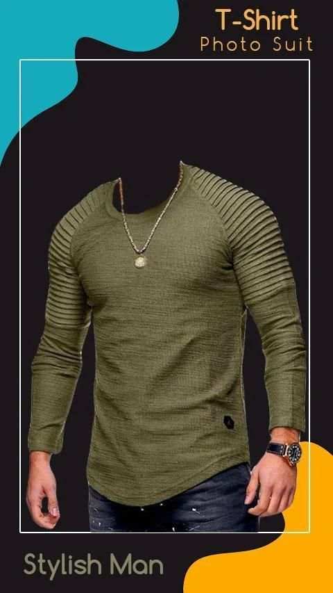 Men Body Builder T-Shirt Photo Suit screenshot 3