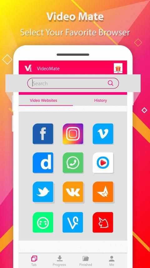 HD Free video downloader - Video Mate screenshot 1