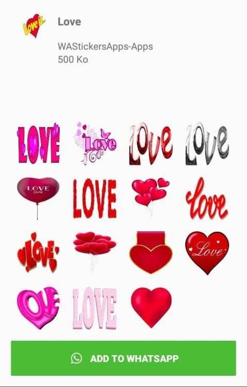Happy Valentine's 2020 Day Stickers For WhatsApp screenshot 1