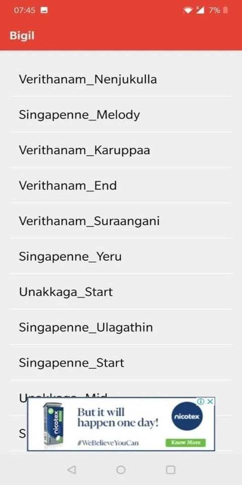 Bigil Ringtones screenshot 2