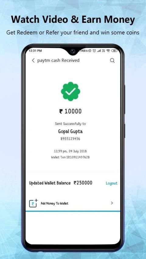 Watch Video Daily Earn 3000Rs : Make Money स्क्रीनशॉट 1