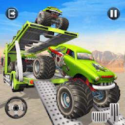 Army Monster Cars Transport: Army Transporter Game